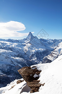 冬季风景 长山和石石图片