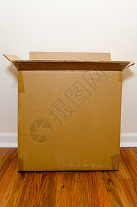 移动日贮存包装船运房间纸板地面硬木盒子纸盒图片