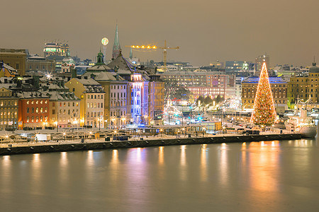 斯德哥尔摩天线天际运输地标港口建筑学建筑风景旅游大厅码头图片