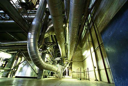 在现代工业中发现的设备 电缆和管道技术齿轮燃料梯子涡轮压力计机器实验室活力机械图片