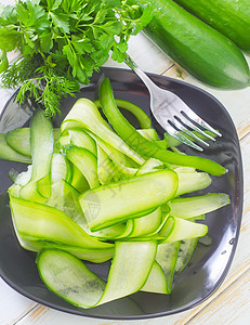 加黄瓜沙拉宏观蔬菜莴苣香料小吃叶子敷料产品种子香菜图片