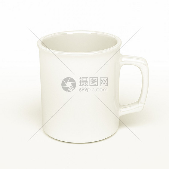 白咖啡杯餐具饮料产品展示白色咖啡时间瓷器拿铁制品图片