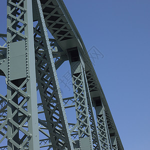 桥桥结构对角线光束螺丝蓝色材料金属力量城市大梁耐用性图片