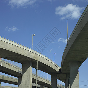 混凝土高速公路管道出口天空角落曲线商业城市建筑建筑学建造力量图片