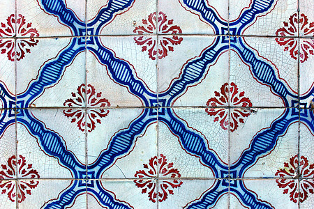 Azulejos 葡萄牙瓷砖几何陶瓷建筑学织物房子正方形建筑物艺术家手工艺术图片