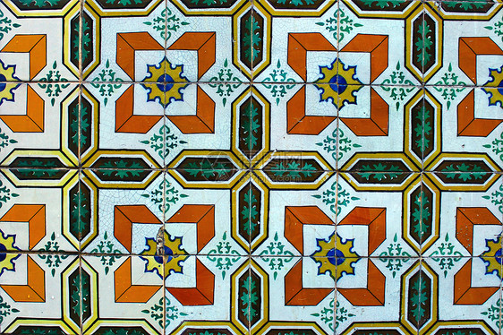 Azulejos 葡萄牙瓷砖拼贴画古董建筑学地面工艺手工建筑马赛克陶瓷艺术图片