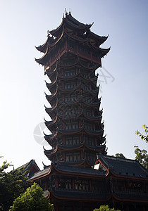 中国四川成都寺中国纪念碑历史性地标文化红色建筑天空旅行建筑学图片