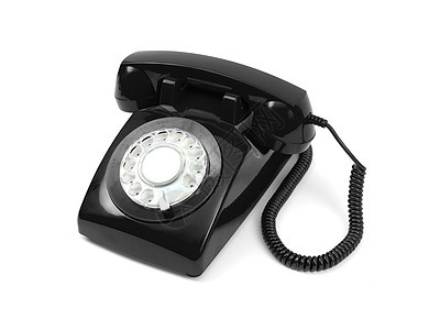 电话桌子拨号电缆耳机黑色古董帮助讲话办公室商业图片