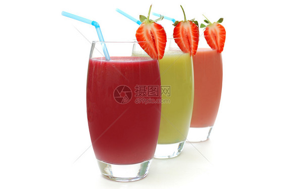 平和水果浆果饮食酸奶果味冰沙奇异果早餐玻璃果汁图片