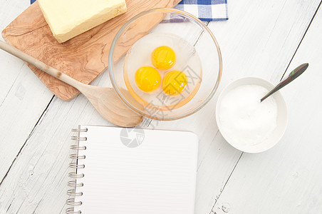 食食书烘烤蛋糕烹饪厨房黄油勺子页数空白蛋黄图片