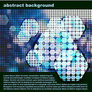 A 简要背景回顾背景背景六边形海报蓝色黑色马赛克图片