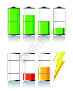 电池充电绘画直流电力量插图手机空调电脑艺术闪光燃料图片