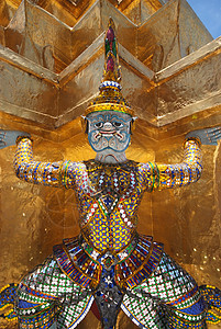 费拉考瓦的金塔之巨雕像地标力量游客热带精神警卫建筑学文化旅行遗产图片