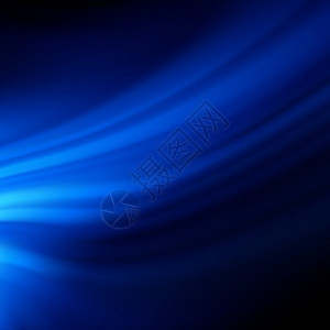 蓝色平稳旋转光线背景 EPS 8弯曲曲线插图星星科学活力耀斑火花运动专注图片