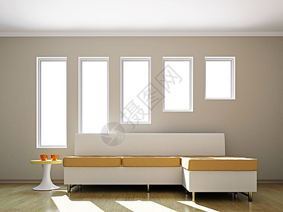 沙发和客厅的桌子橙子长椅休息室时尚工作室家具木板枕头建筑学座位图片