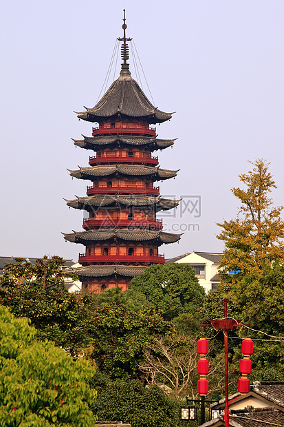 可追溯到宋朝中国塔地标宝塔建筑寺庙文化王朝旅行灯笼建筑学历史图片