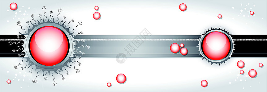 用泡泡来做矢量插图横幅透明度网站装饰品网络气泡珠子标签圆形空白图片