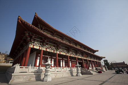 建筑结构架构风景植被公园宗教游客旅游绿色寺庙历史蓝天图片