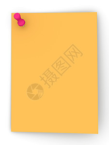 粘贴便笺  红色笔记记事本概念通讯卡片黄色广告白色别针办公室商业图片