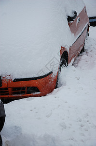 冬季街道自然风暴汽车下雪背景图片