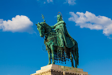 匈牙利布达佩斯圣史蒂芬国王雕像 匈牙利布达佩斯图片