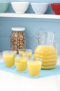 新鲜的橙汁果汁饮食橙子纤维果汁瓶橘橙茶点苦橙橙果早餐图片