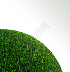 绿草球背景图片
