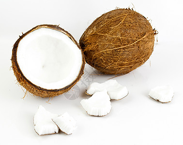 椰椰子食物情调棕色异国可可营养美食坚果牛奶玻璃图片