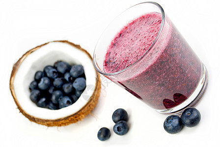 蓝莓冰雪小吃饮食营养奶制品浆果牛奶酸奶茶点饮料液体图片