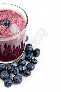 蓝莓冰雪奶油甜点酸奶早餐果汁饮料水果奶制品叶子美食图片