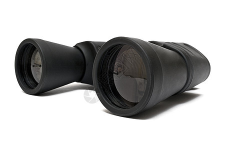 旧黑色望远镜探索镜片白色监视光学工具勘探眼睛导航眼镜图片