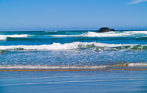 俄勒冈海岸的海滩美丽侵蚀场景石头全景悬崖旅游岩石海洋海浪图片