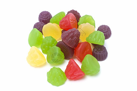 多彩水果糖果软糖宏观白色红色团体绿色甜点紫色橙子口香糖图片