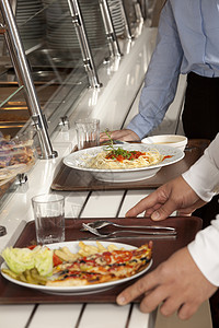 自助餐自助服务食物蔬菜美食用餐食堂盘子餐厅托盘小吃午餐图片