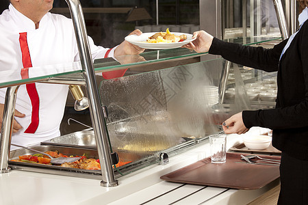自助餐自助服务小吃沙拉盘子托盘蔬菜美食午餐用餐食堂食物图片