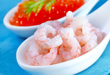 虾食物油炸盘子国王老虎营养小吃海鲜蔬菜沙拉图片