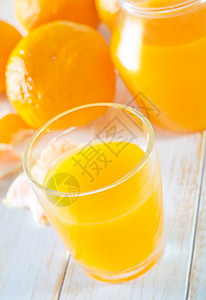 橘子汁叶子玻璃果汁小吃花园水果厨房早餐甜点农业图片