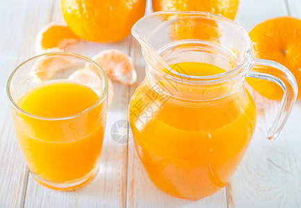 橘子汁早餐厨房茶点花园农业橙子饮食投手叶子果汁背景图片