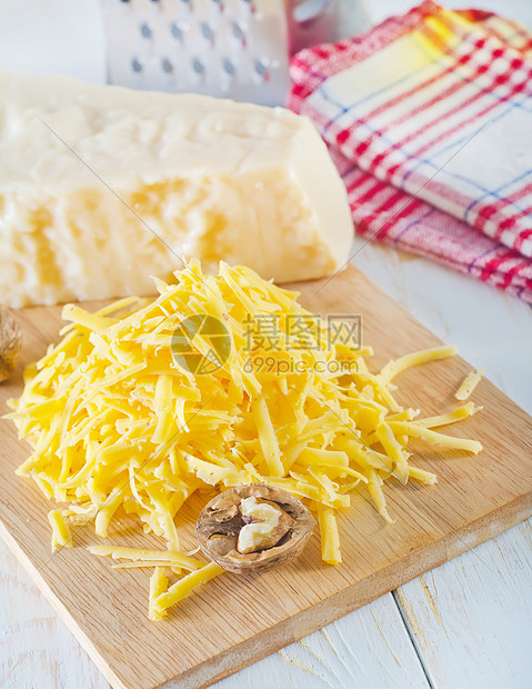奶酪生活饮食木板桌子熟食三角形厨房商品橙子食物图片