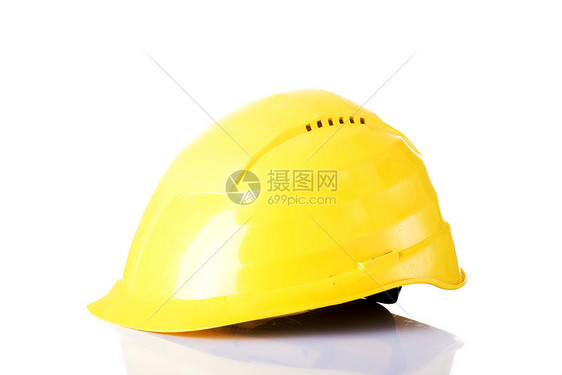 黄头盔塑料制造业安全安全帽剪裁工程师建造损害帽子生产图片
