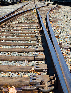 无标题金属碎石平行线货运后勤小路晴天基础设施路线铁路图片