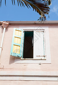 夏洛特阿马利亚家房子百叶窗蓝色港口处女旅行假期印象派城市衰变图片