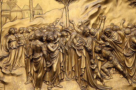 佛罗伦萨浸礼会世界崇拜旅行游客雕塑宗教艺术洗礼池遗产起源图片