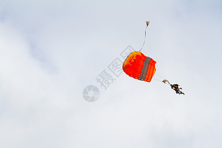Skydiver 降落伞打开刺激漂浮快感跳伞运动伞兵爱好跳伞员飞行跳跃图片