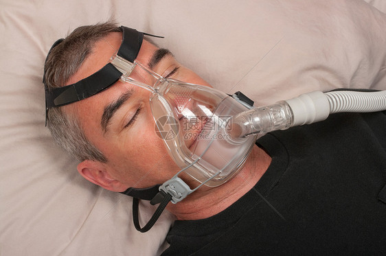 睡眠Apnea和CPAP卫生面具疾病病人愈合药品保健机器鼻音治疗图片
