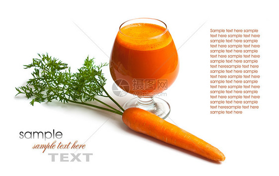 胡萝卜和胡萝卜汁美食活力杯子早餐水果饮料食品食物农业蔬菜图片