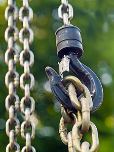 钩和链作坊建造工程树木金属机器工作吊装硬件起重机图片