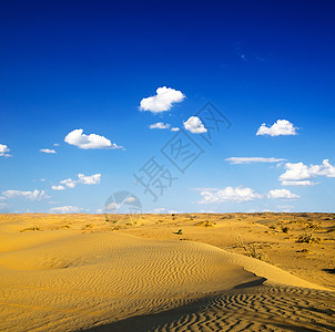 沙漠景观地平线土地海滩天际蓝色沙丘谷物口渴小丘涟漪图片