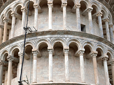 Pisa  在传奇塔周围 精心设计的结肠广场稀有性地标正方形钟楼传奇拱门奇迹图片