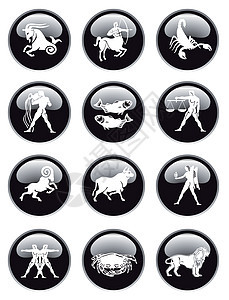 zodiac 符号按钮图片